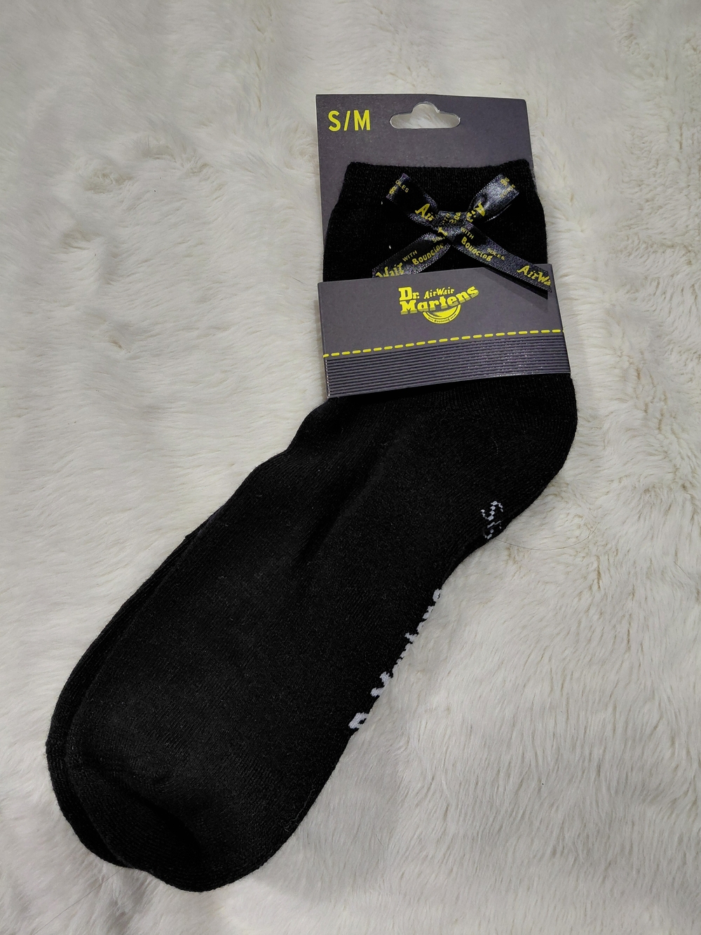 Dr. Martens S/M Black Ankle Socks